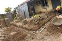 Foundations are being dug to extend Fantsuam’s existing reception and microfinance office